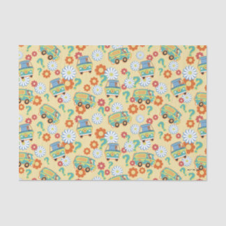 Scooby-Doo Mystery Machine Flower Pattern Tissue Paper