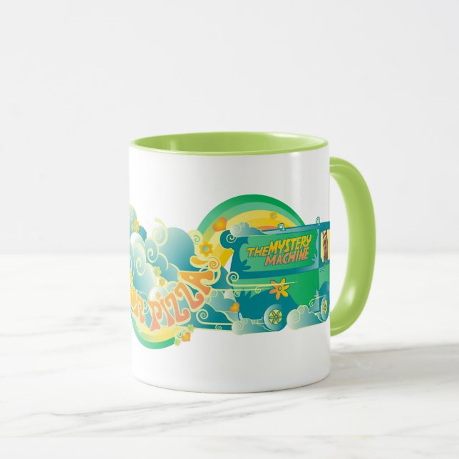 Scooby-Doo | Mystery Machine "I Brake For Pizza" Mug (Front Right)