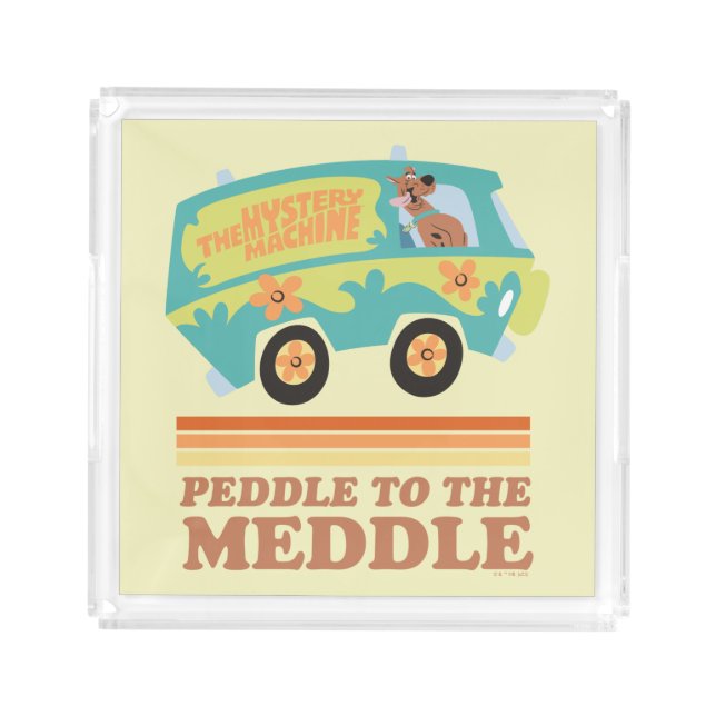 Scooby-Doo Mystery Machine "Peddle to the Meddle" Acrylic Tray (Front)