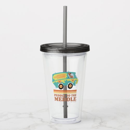 Scooby_Doo Mystery Machine Peddle to the Meddle Acrylic Tumbler