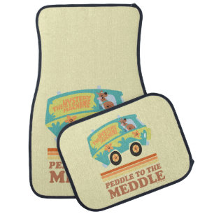 Scooby-Doo Mystery Machine "Peddle to the Meddle" Car Floor Mat