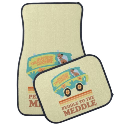 Scooby_Doo Mystery Machine Peddle to the Meddle Car Floor Mat