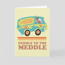 Scooby-Doo Mystery Machine "Peddle to the Meddle" Card