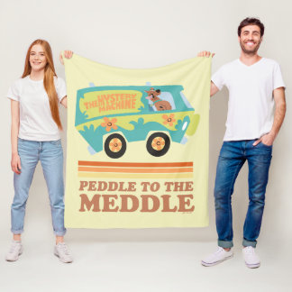 Scooby-Doo Mystery Machine "Peddle to the Meddle" Fleece Blanket