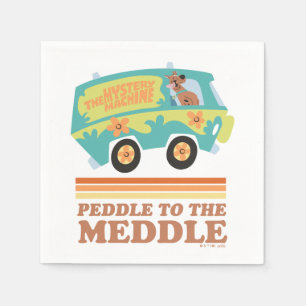 Scooby-Doo Mystery Machine "Peddle to the Meddle" Napkins
