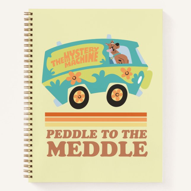 Scooby-Doo Mystery Machine "Peddle to the Meddle" Notebook (Front)