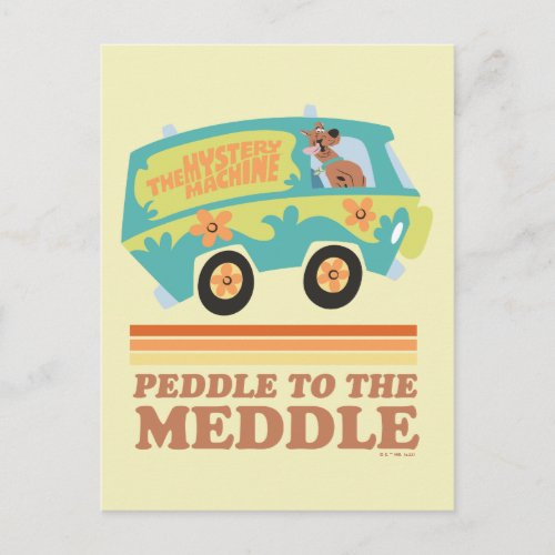 Scooby_Doo Mystery Machine Peddle to the Meddle Postcard