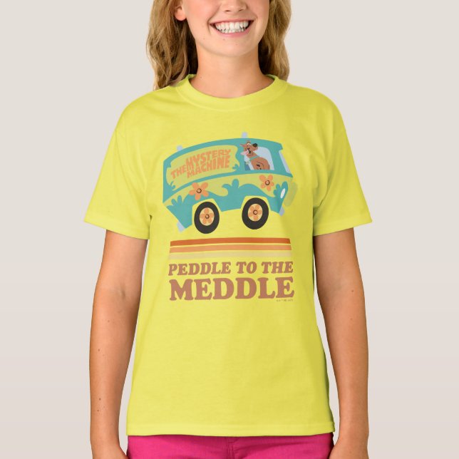 Scooby-Doo Mystery Machine "Peddle to the Meddle" T-Shirt (Front)