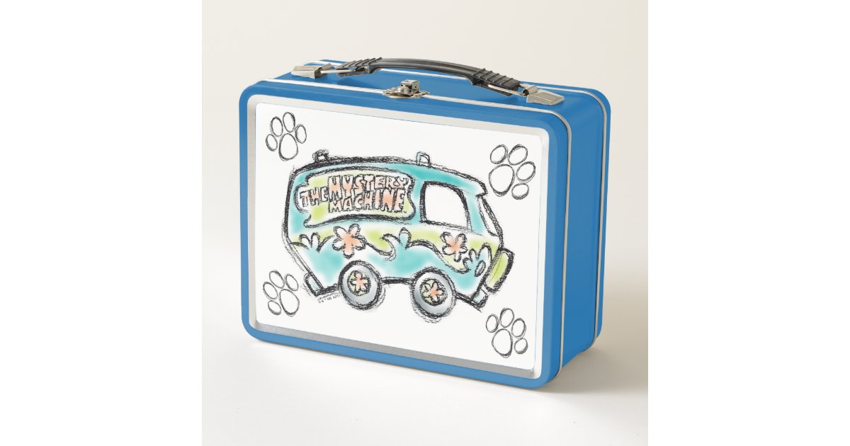 Scooby Doo Mystery Machine Lunch Box, Shaped Like the Van! NEW