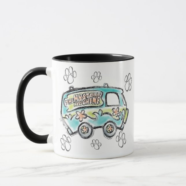 Scooby-Doo | Mystery Machine Sketch Mug (Left)