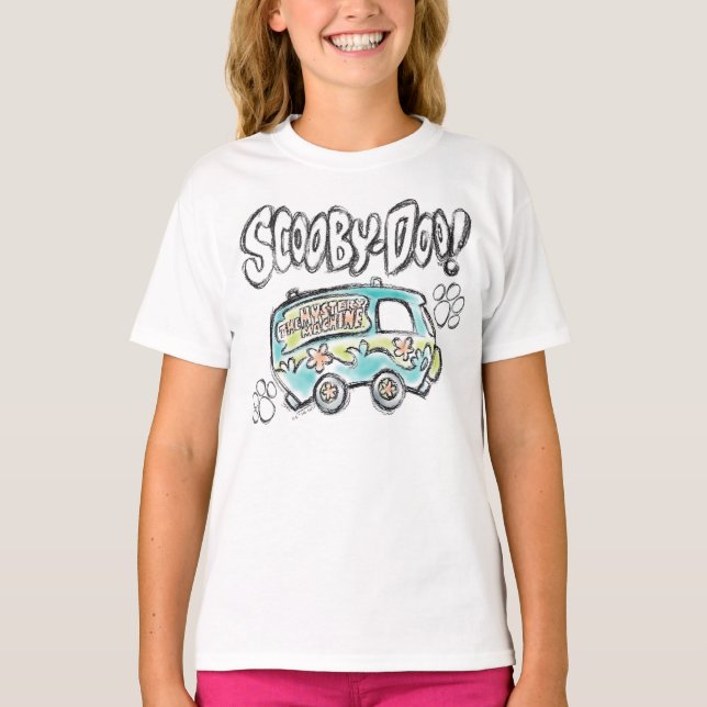 Scooby-Doo | Mystery Machine Sketch T-Shirt (Front)