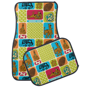 Scooby-Doo Mystery Pattern Car Floor Mat