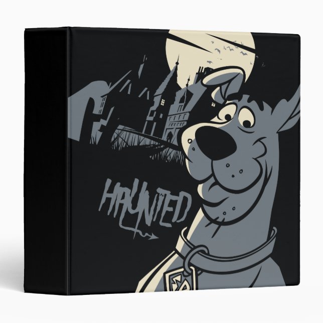 Scooby-Doo Noir Haunted Mansion Graphic 3 Ring Binder (Front/Spine)