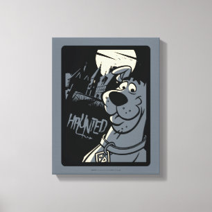 Scooby-Doo Noir Haunted Mansion Graphic Canvas Print
