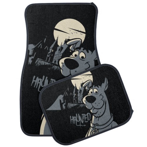 Scooby_Doo Noir Haunted Mansion Graphic Car Floor Mat