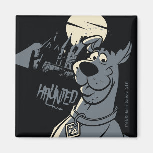 Scooby-Doo Noir Haunted Mansion Graphic Magnet