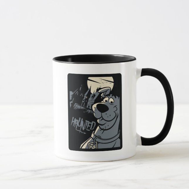 Scooby-Doo Noir Haunted Mansion Graphic Mug (Right)
