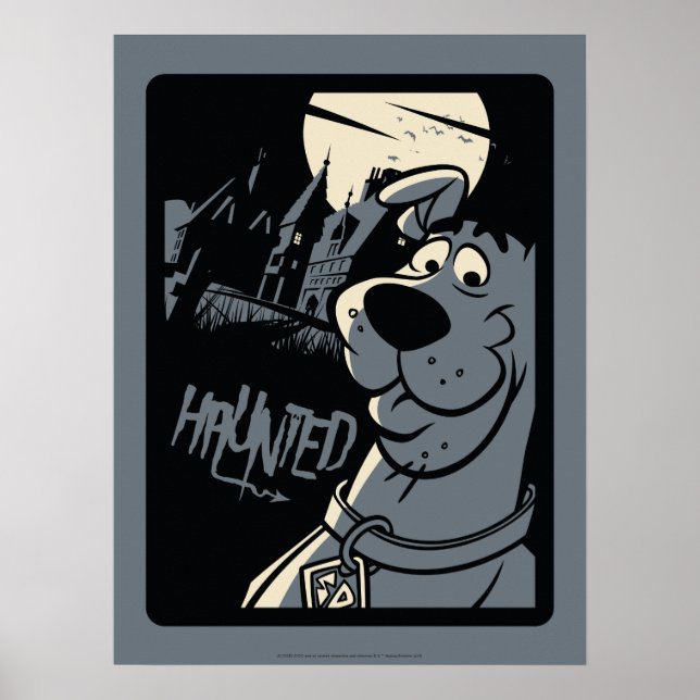 Scooby-Doo Noir Haunted Mansion Graphic Poster (Front)