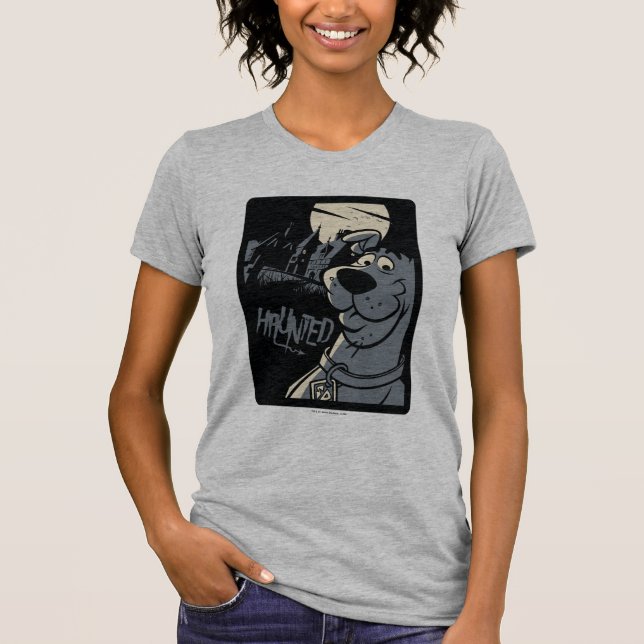 Scooby-Doo Noir Haunted Mansion Graphic T-Shirt (Front)