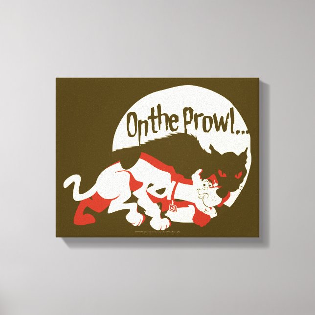 Scooby-Doo "On The Prowl" Canvas Print (Front)
