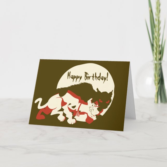 Scooby-Doo "On The Prowl" Card (Front)