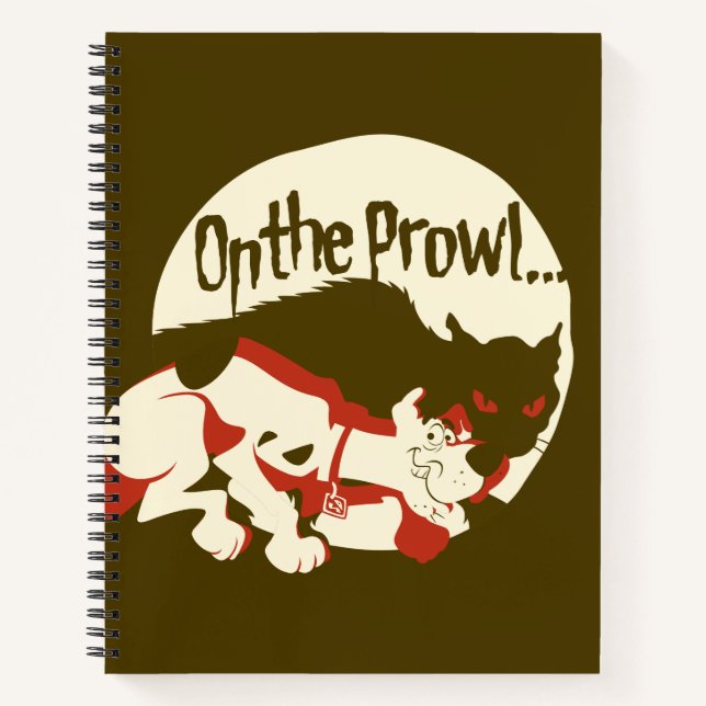 Scooby-Doo "On The Prowl" Notebook (Front)