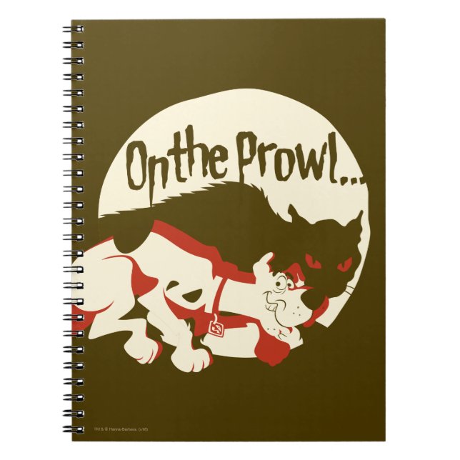 Scooby-Doo "On The Prowl" Notebook (Front)