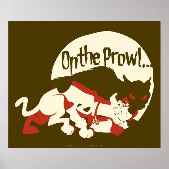 Scooby-Doo "On The Prowl" Poster (Front)