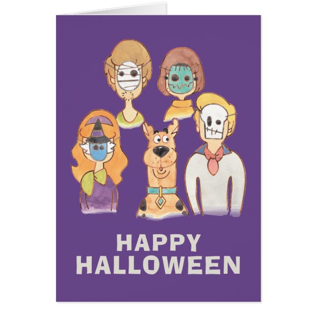 Scooby-Doo | Our Halloween Masks Cards (Front)