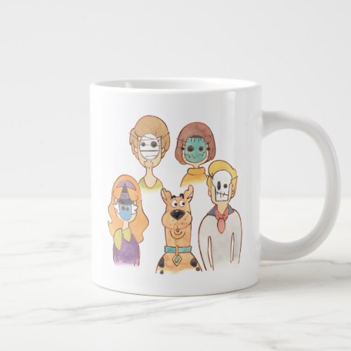 Scooby_Doo  Our Halloween Masks Giant Coffee Mug