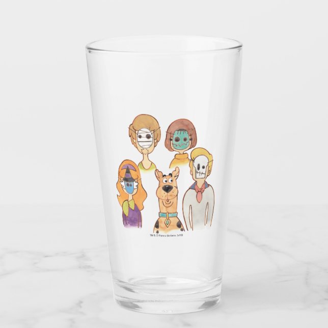 Scooby-Doo | Our Halloween Masks Glass (Front)