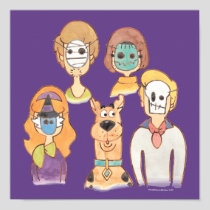 Scooby-Doo | Our Halloween Masks Poster