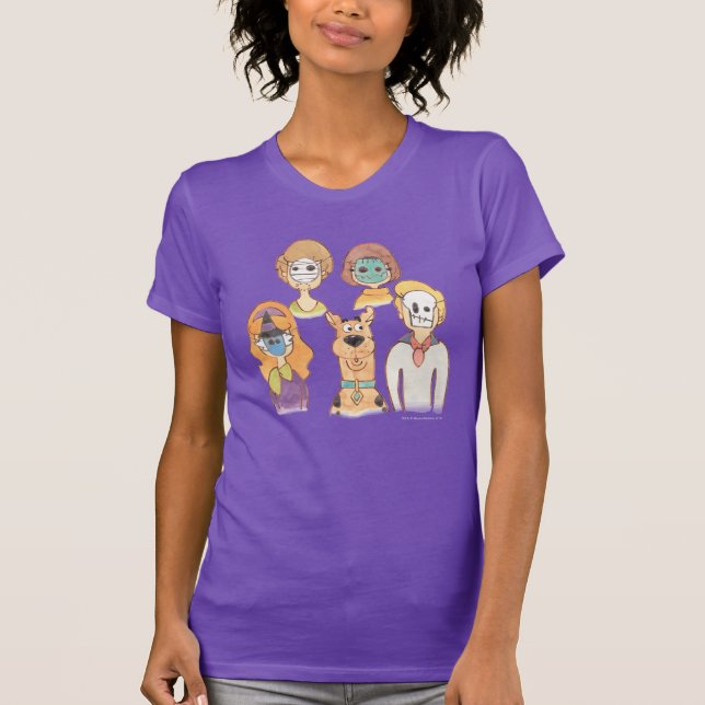 Scooby-Doo | Our Halloween Masks T-Shirt (Front)