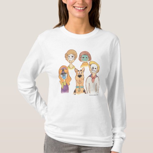 Scooby_Doo  Our Halloween Masks T_Shirt