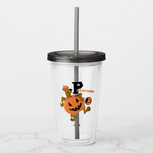 Scooby-Doo | P is for Pumpkin Acrylic Tumbler (Front)