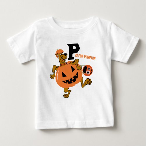 Scooby_Doo  P is for Pumpkin Baby T_Shirt