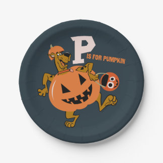 Scooby-Doo | P is for Pumpkin Paper Plates