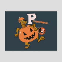 Scooby-Doo | P is for Pumpkin Postcard