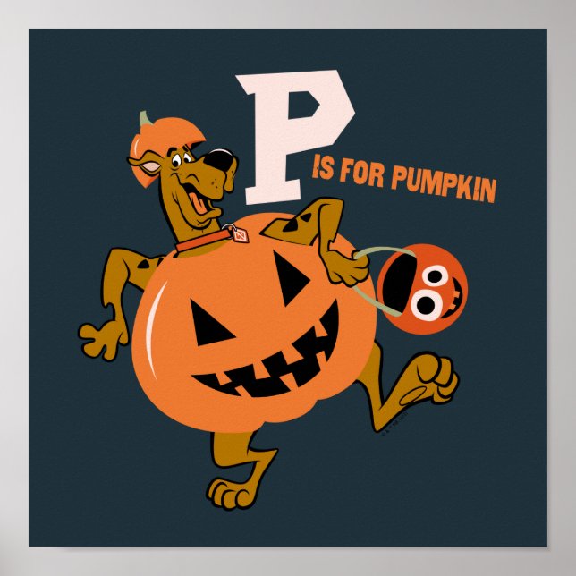Scooby-Doo | P is for Pumpkin Poster (Front)