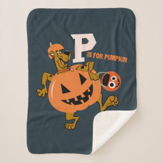 Scooby-Doo | P is for Pumpkin Sherpa Blanket