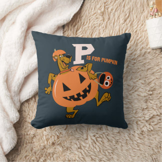 Scooby-Doo | P is for Pumpkin Throw Pillow