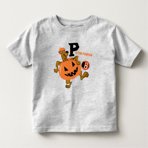 Scooby_Doo  P is for Pumpkin Toddler T_shirt