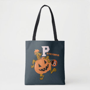 Scooby-Doo P is for Pumpkin Tote Bag