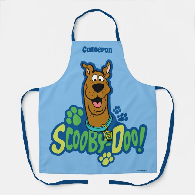 Scooby-Doo Paw Print Character Badge Apron (Front)