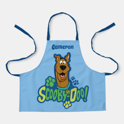 Scooby_Doo Paw Print Character Badge Apron