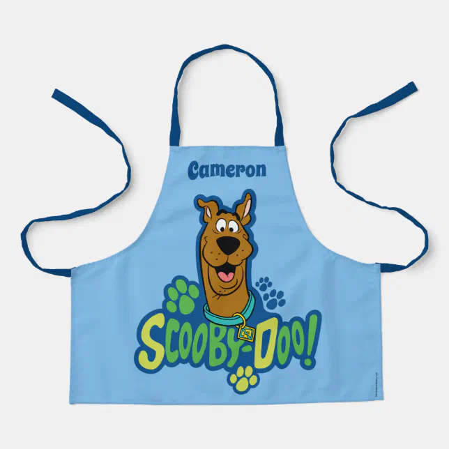 Scooby Doo Paw Print Character Badge Apron Zazzle 9343