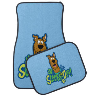 Scooby-Doo Paw Print Character Badge Car Floor Mat