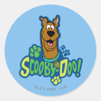 Scooby-Doo Paw Print Character Badge
