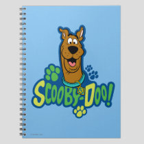 Scooby-Doo Paw Print Character Badge Notebook