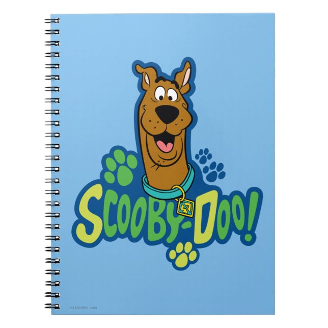 Scooby-Doo Paw Print Character Badge Notebook (Front)